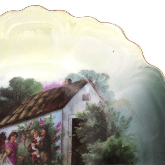 Z.S. & CO, Scottish Highland Hunting Scene, (ZEH, SCHERZER) BAVARIA CABINET PLAT - Picture 10 of 10